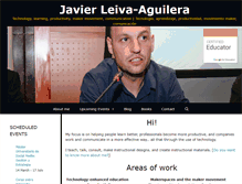 Tablet Screenshot of javierleiva.com